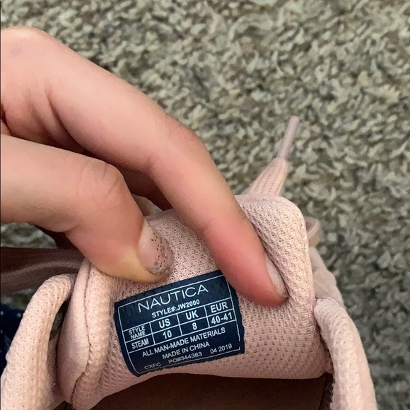 Nautica rose gold sneakers - Picture 4 of 4